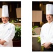 『四季島』の料理は中村勝宏さん（左）が監修。総料理長は岩崎均さん（右）が務める。