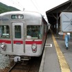運転体験に使われる3500系。元営団地下鉄日比谷線用3000形で、1994年、同線での運用終了後に一部の車両が長野電鉄へ譲渡された。