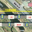 常磐線の第一前田川橋りょう。8カ月かけて撤去工事を行う。