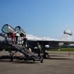 退役が近いといわれている「EA-6プラウラー」は電子戦機。