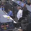 こうのとり」5号機の分離時のNASA管制室での若田宇宙飛行士