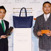 レクサスの中澤グループ長（左）と、バーニーズジャパンの谷口クリエイティブディレクター