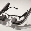 メガネスーパーが“メガネ型”ウェアラブル端末「b.g.」を発表…眼への負担を考慮した設計