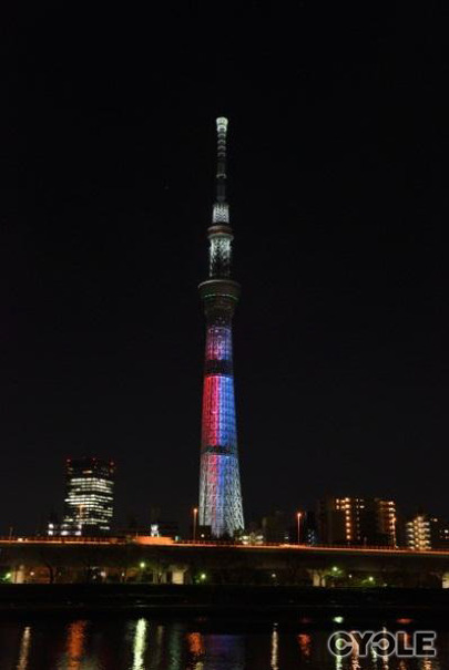 東京スカイツリー、「スター・ウォーズ」公開記念ライティングを再点灯2月8日から