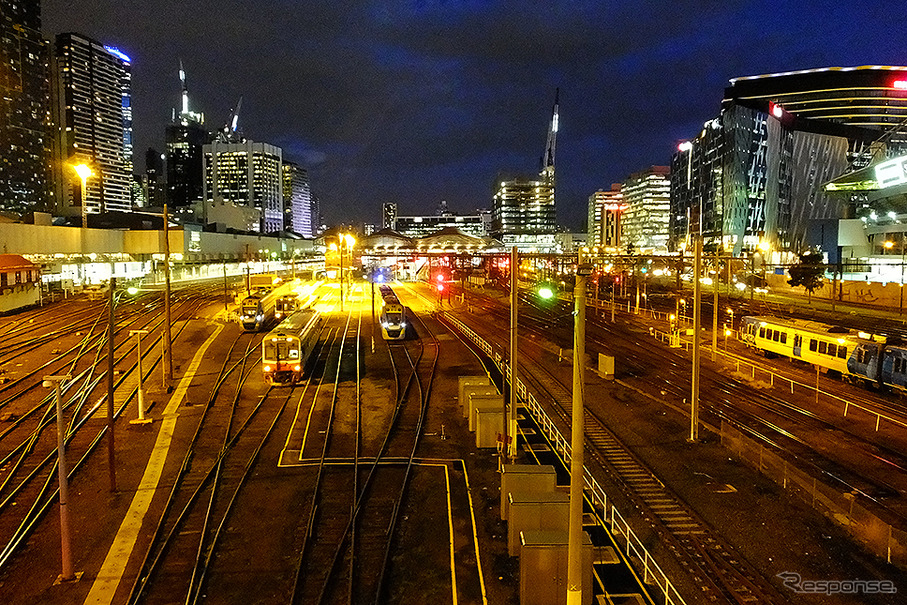 メルボルンの中長距離列車が発着するターミナル、サザンクロス駅（Southern Cross）