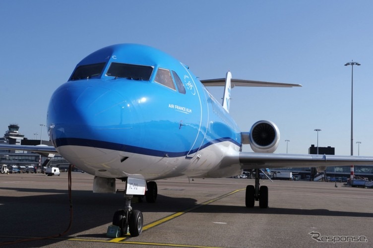 KLMオランダ航空、フォッカー70全機を退役へ