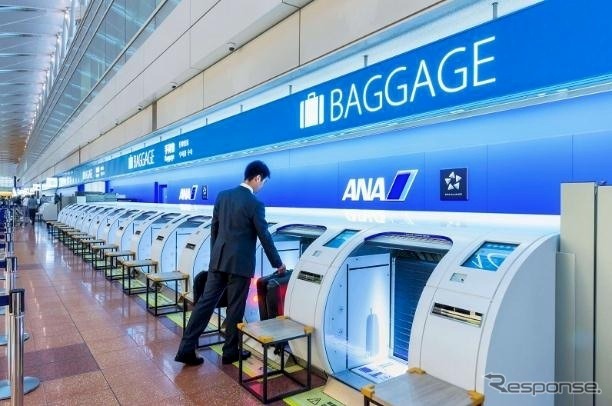 ANAの羽田空港国内線第2旅客ターミナル出発カウンター