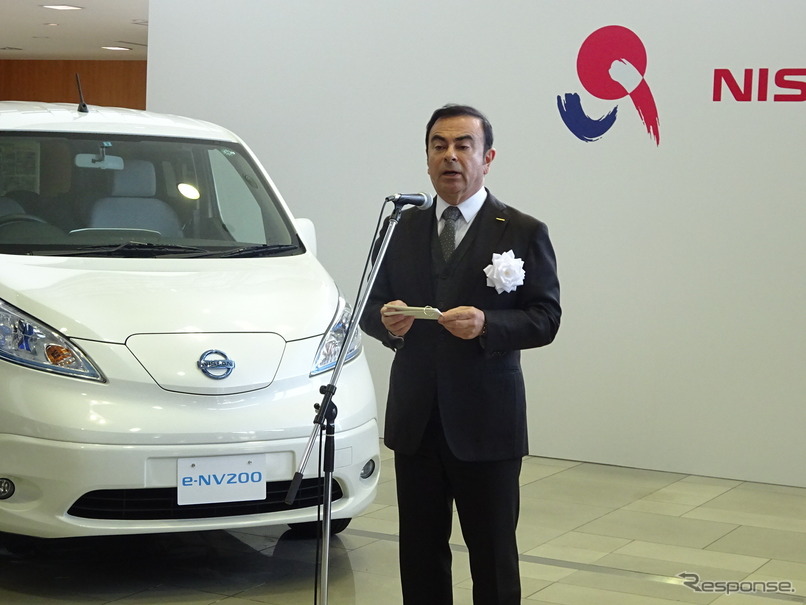 日産、福島県の2施設に e-NV200 を寄贈