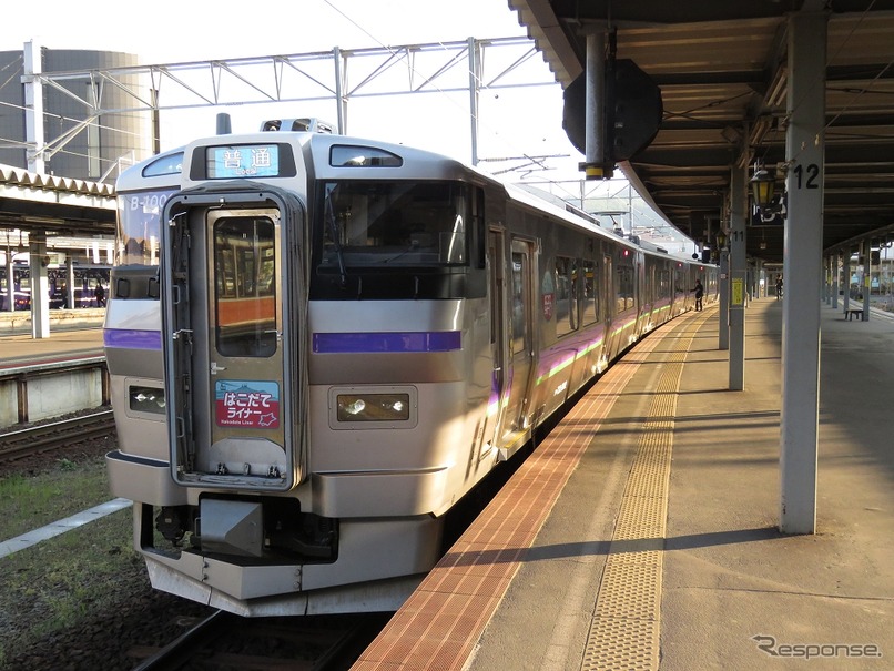 函館本線の函館駅。同駅を含む函館～長万部間は赤字額では最大となった。