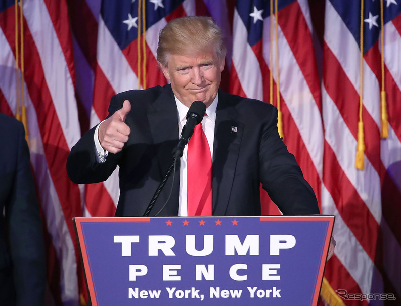 米大統領選、トランプ氏が勝利。　(c) Getty Images