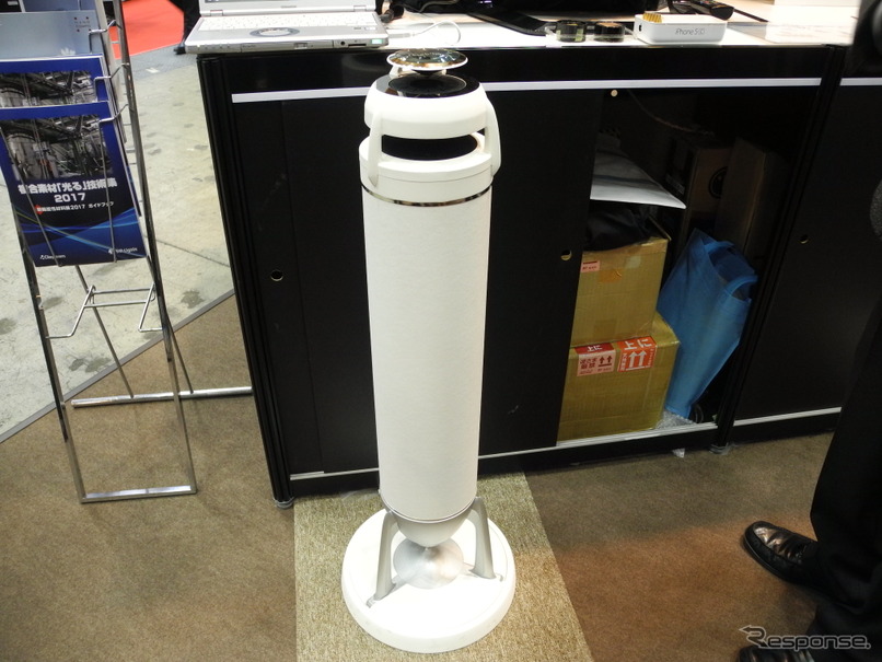 オオアサ電子が展示したハイレゾ対応スピーカー「エグレッタTS1000F」
