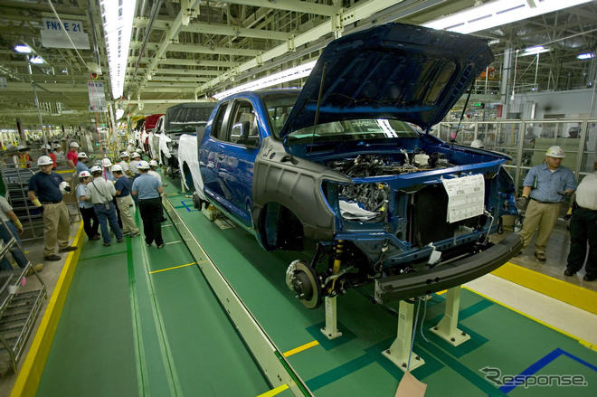 トヨタ、米工場の生産再開は予定通り