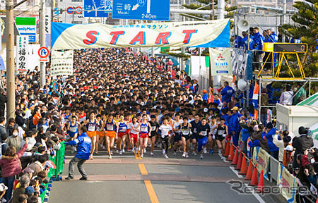 三菱ふそう、三浦国際市民マラソンに協賛