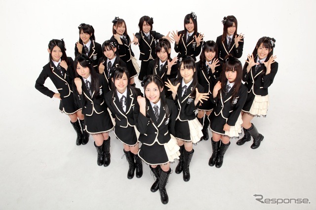 モータースポーツ応援団に就任するSKE48（写真は teamS）