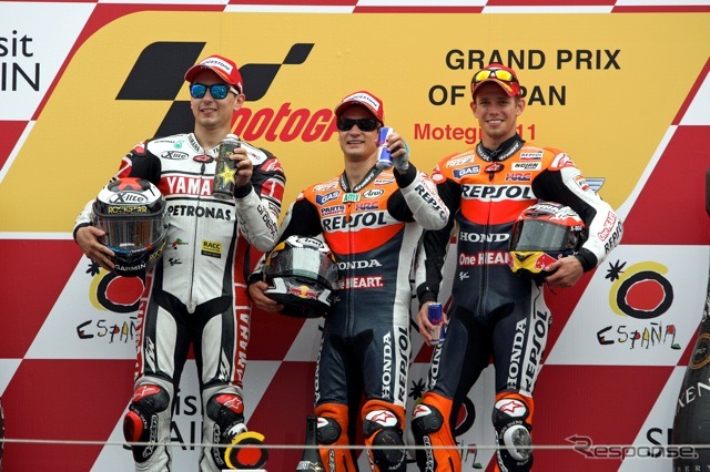 MotoGP日本GP表彰台