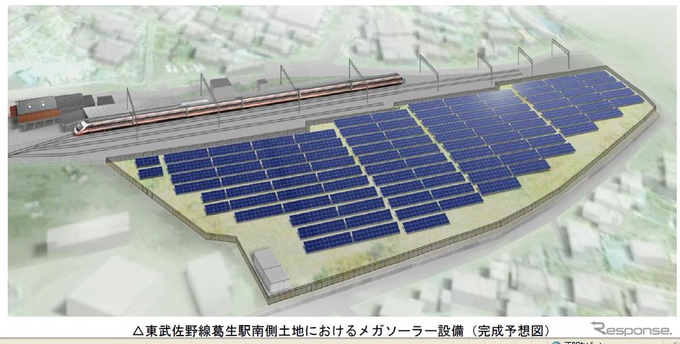 東武鉄道、メガソーラー事業に参入