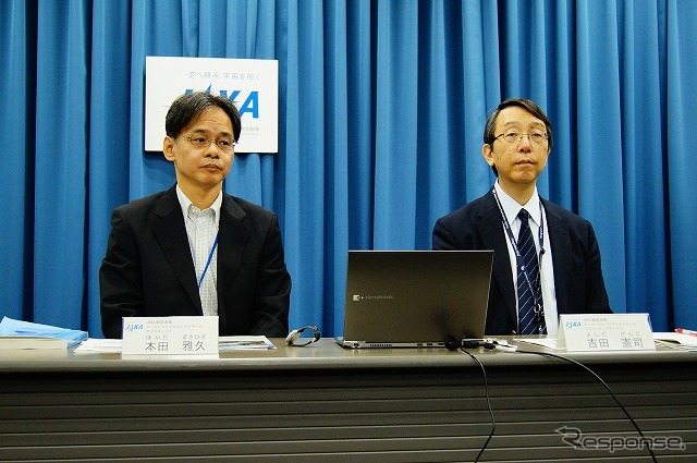D-SENDプロジェクトチームの吉田憲司マネージャー（右）と、本田雅久サブマネージャー（左）