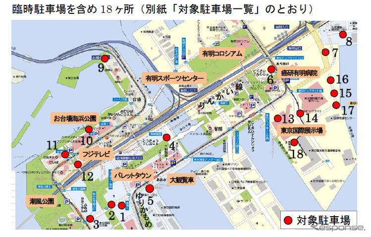 対象駐車場