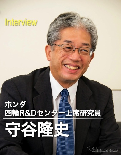 燃料電池車の開発を手がけている守谷隆史・本田技術研究所上席研究員