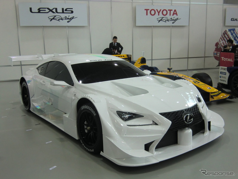 今季のGT500参戦マシン、「LEXUS RC F」。