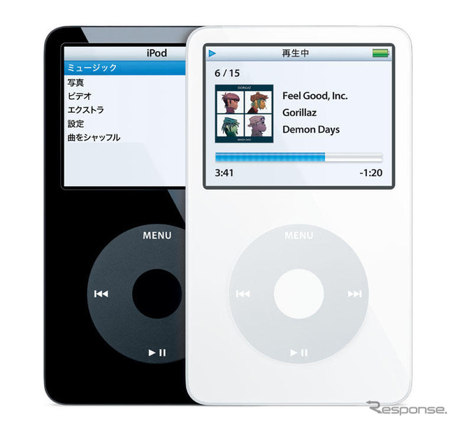アップル、ビデオ再生に対応した iPod を発表