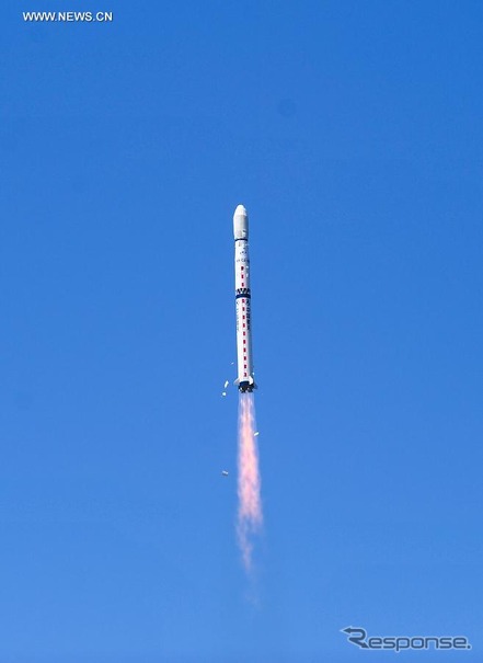 長征4号Bロケットによる高分2号打ち上げ