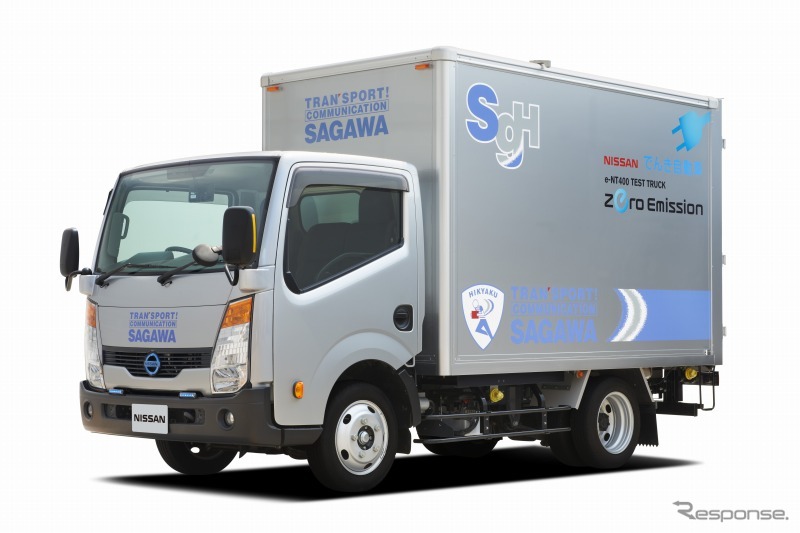 日産・e-NT400テストトラック