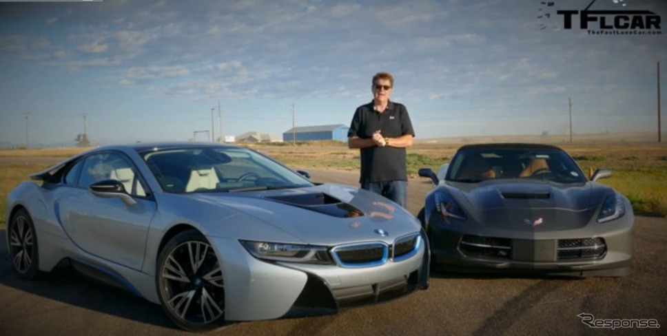 BMW i8と新型シボレーコルベットを比較する『The Fast Lane Car』