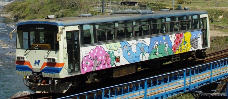 長良川鉄道はナガラ1形の引退記念切符を12月20・21・23日に発売する。写真は現存する唯一のナガラ1形ナガラ10。