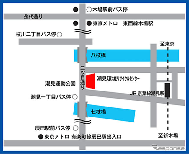 事業実施場所地図