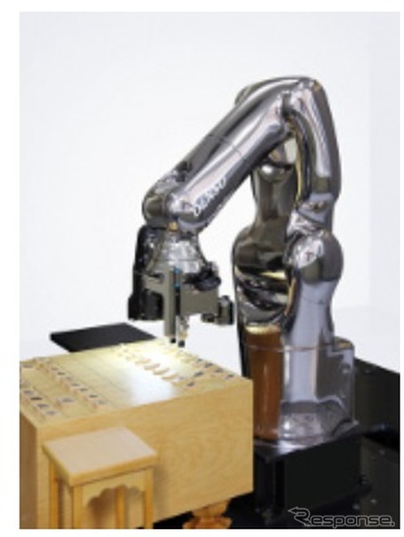デンソーが開発したロボットアーム「電王手さん」