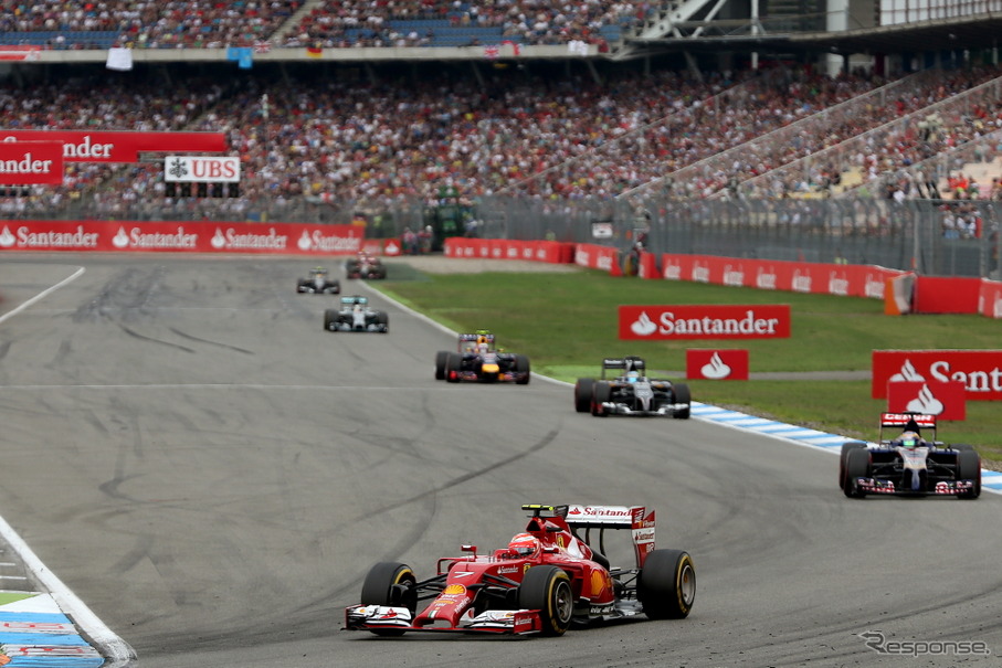 ホッケンハイムリンクでのF1ドイツGP