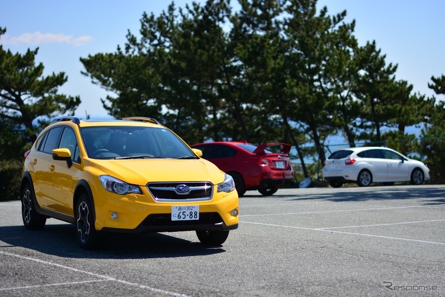 スバル2014年モデルの各車ラインアップ試乗会