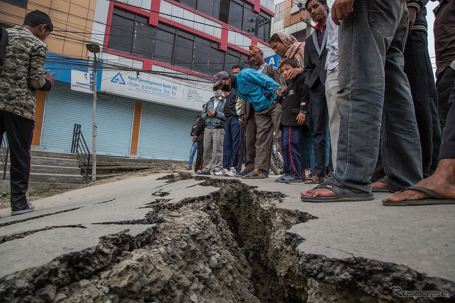 ネパールとインド北部でM7.9の地震が発生