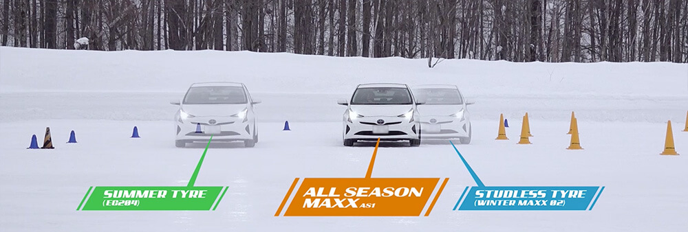 DUNLOP ALL SEASON MAXX AS1 旋回
