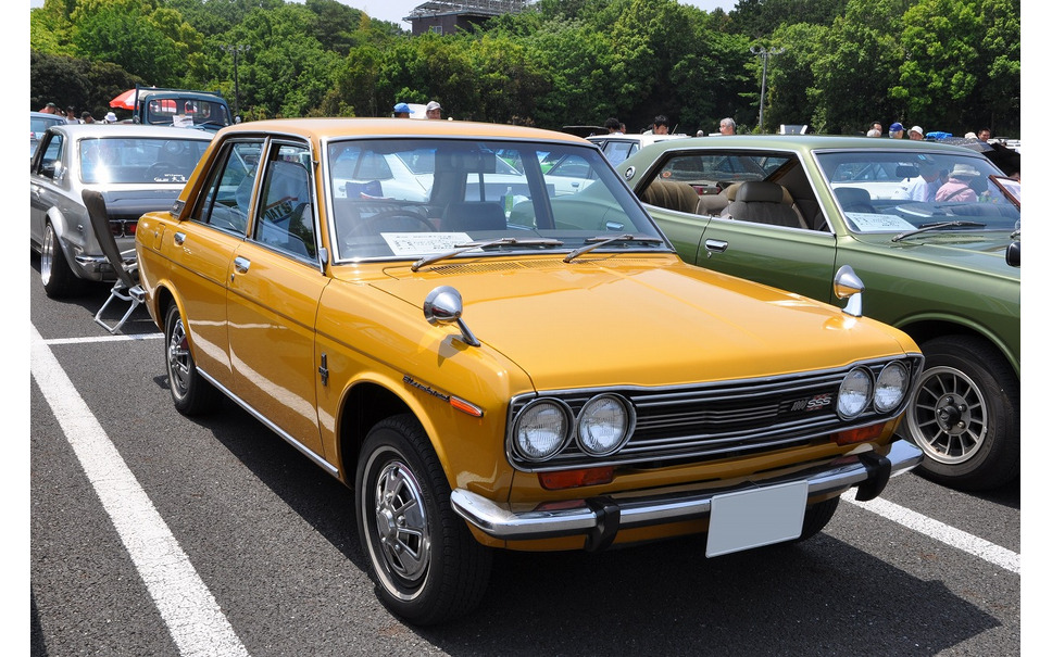 昭和のクルマを守る集い16 レアな存在 修正後 のブルーバード 1300 Ss 14枚目の写真 画像 レスポンス Response Jp