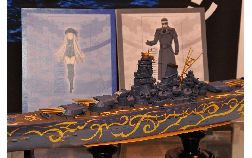 全日本模型ホビーショー16 アオシマ 蒼き鋼のアルペジオ の超戦艦ヤマトとムサシを出品 11枚目の写真 画像 レスポンス Response Jp