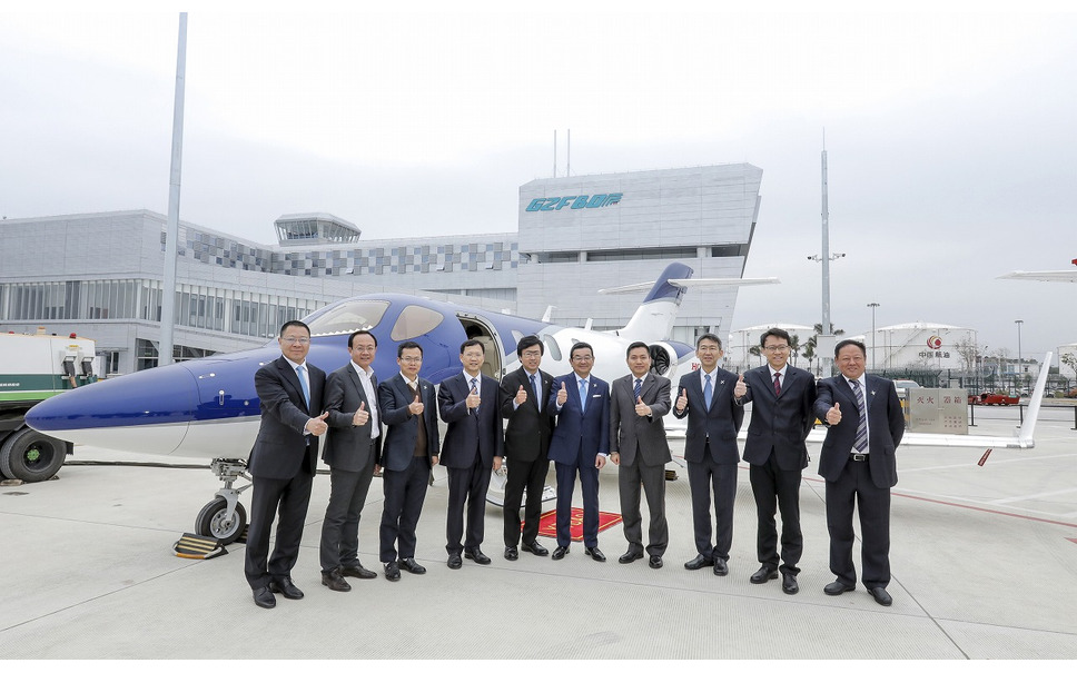 中国 広州白雲国際空港でホンダジェットのディーラーが営業開始 1枚目の写真 画像 レスポンス Response Jp