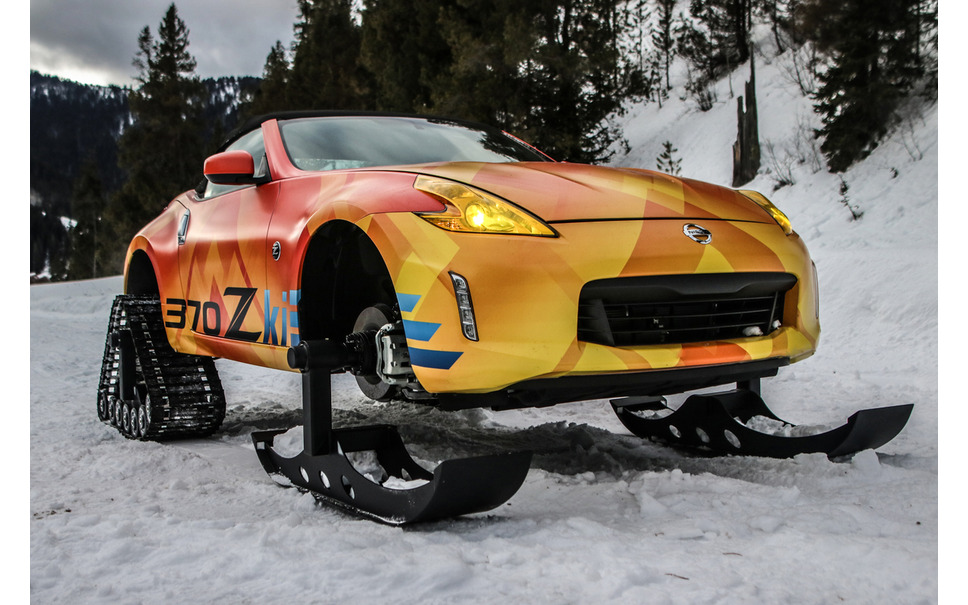 スキー板 クローラ 日産 フェアレディz が雪上車に変身 シカゴモーターショー18 2枚目の写真 画像 レスポンス Response Jp スキー板 クローラ 日産 フェアレディz が雪上車に変身 シカゴモーターショー18 2枚目の写真 画像 レスポンス Response Jp