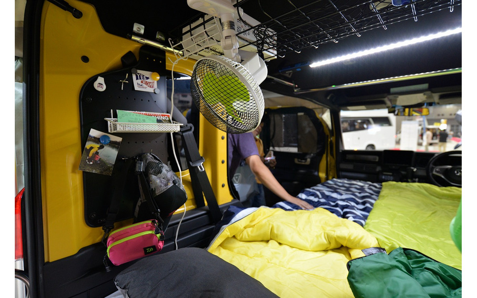 早くもホンダ N Van のキャンピングカーが登場 東京キャンピングカーショー18 6枚目の写真 画像 レスポンス Response Jp 早くもホンダ N Van のキャンピングカーが登場 東京キャンピングカーショー18 6枚目の写真 画像 レスポンス Response Jp