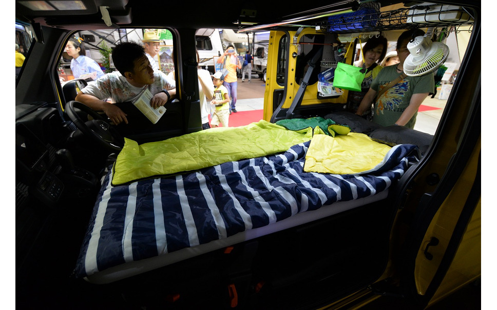 早くもホンダ N Van のキャンピングカーが登場 東京キャンピングカーショー18 8枚目の写真 画像 レスポンス Response Jp 早くもホンダ N Van のキャンピングカーが登場 東京キャンピングカーショー18 8枚目の写真 画像 レスポンス Response Jp