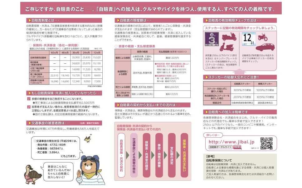 自賠責保険の加入を促進、「バイクのステッカー貼り替えを忘れずに」 4 
