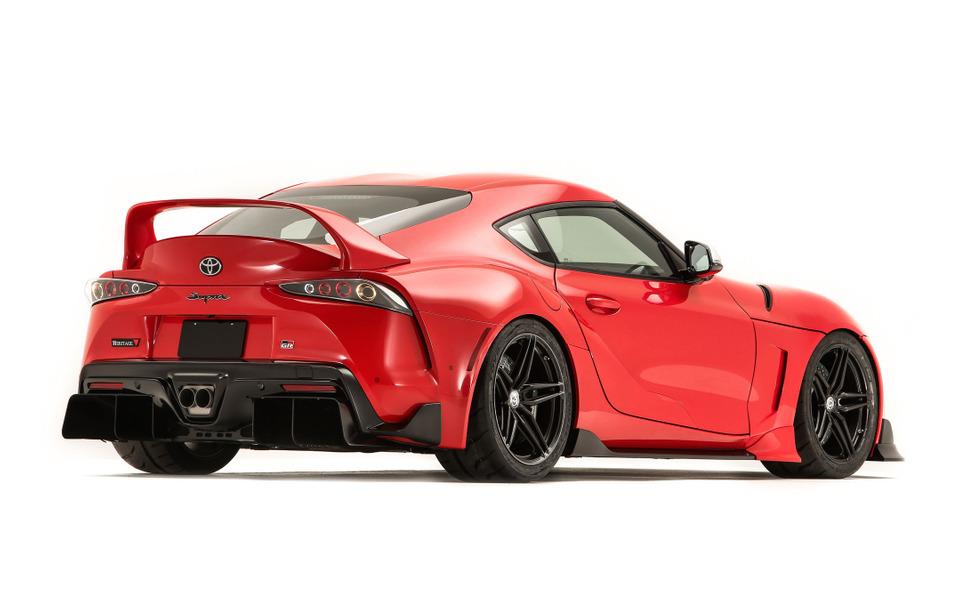 リアを先代 80スープラ 風に トヨタ スープラ 新型の公式カスタム Sema 19 2枚目の写真 画像 レスポンス Response Jp