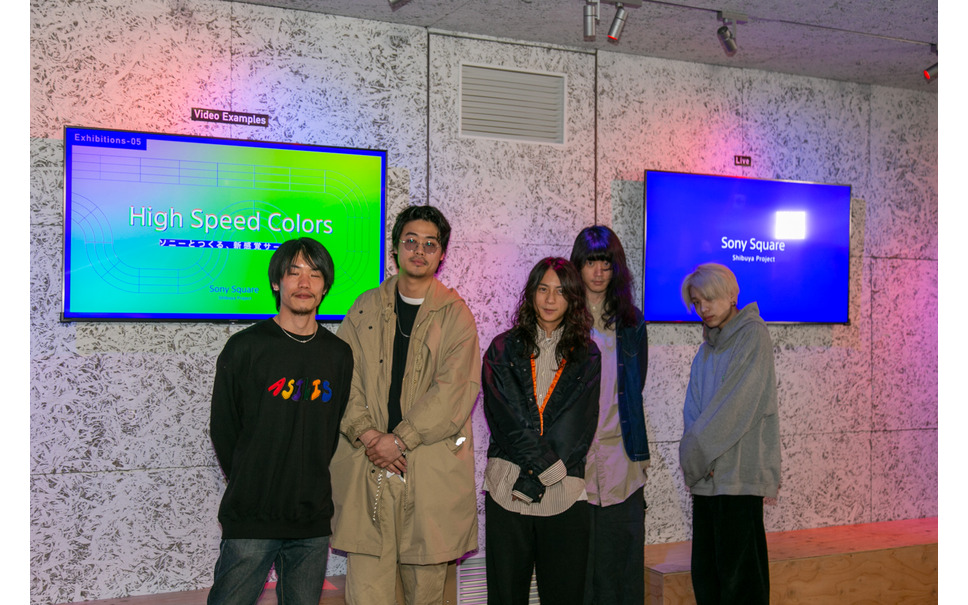 左よりコラボアーティスト
