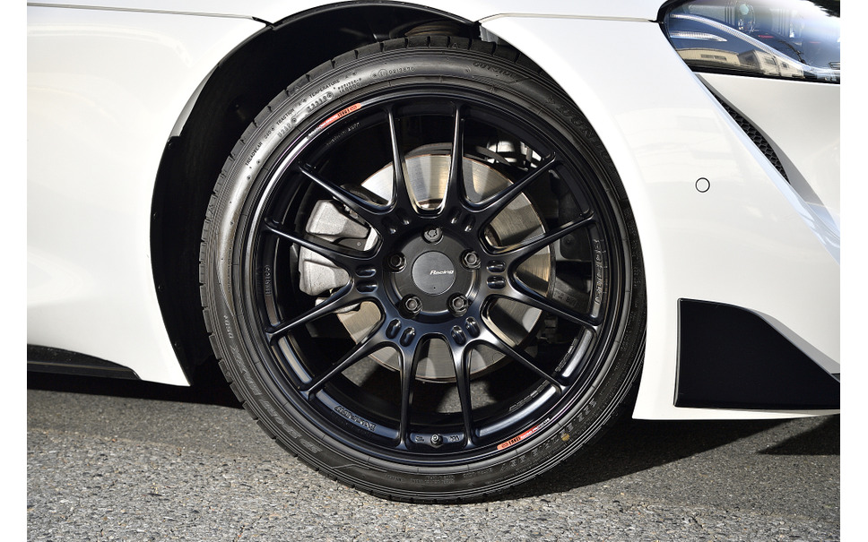 ◆ENKEI 【Racing GTC02】Front:19x9 1/2J Inset27 5H-112 / M Face / Matte Black、Rear:19x10 1/2J Inset34 5H-112 / R Face / Matte Black