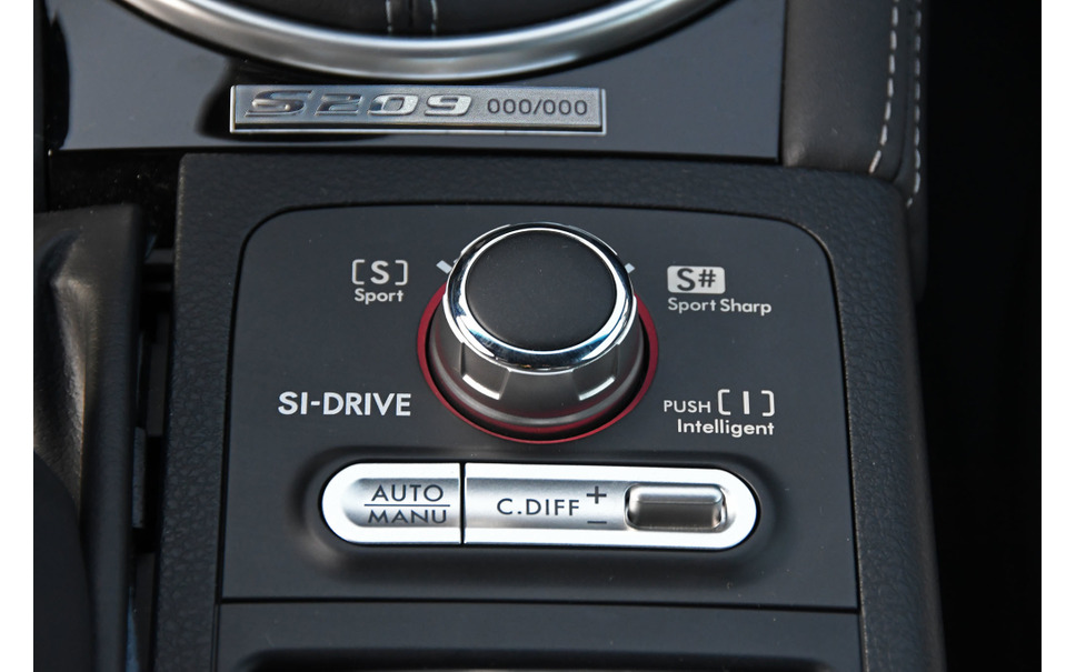 スバル STI S209 ドライバーズコントロールセンターデフ　コントローラー