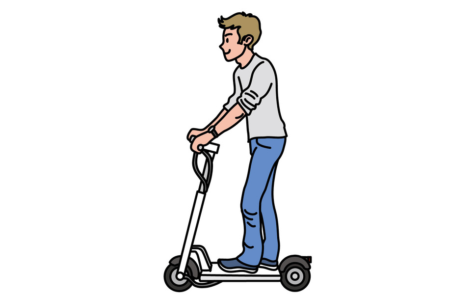 電動キックボードのヘルメット かぶらなくてもok 特例措置を実施へ 1枚目の写真 画像 レスポンス Response Jp