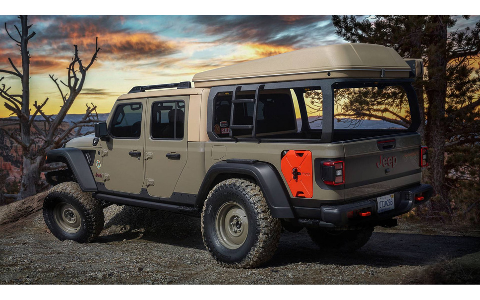 ジープのピックアップトラックをsuv化 ルーフに格納式テント 3月27日に実車発表 12枚目の写真 画像 レスポンス Response Jp ジープのピックアップトラックをsuv化 ルーフに格納式テント 3月27日に実車発表 12枚目の写真 画像 レスポンス Response Jp