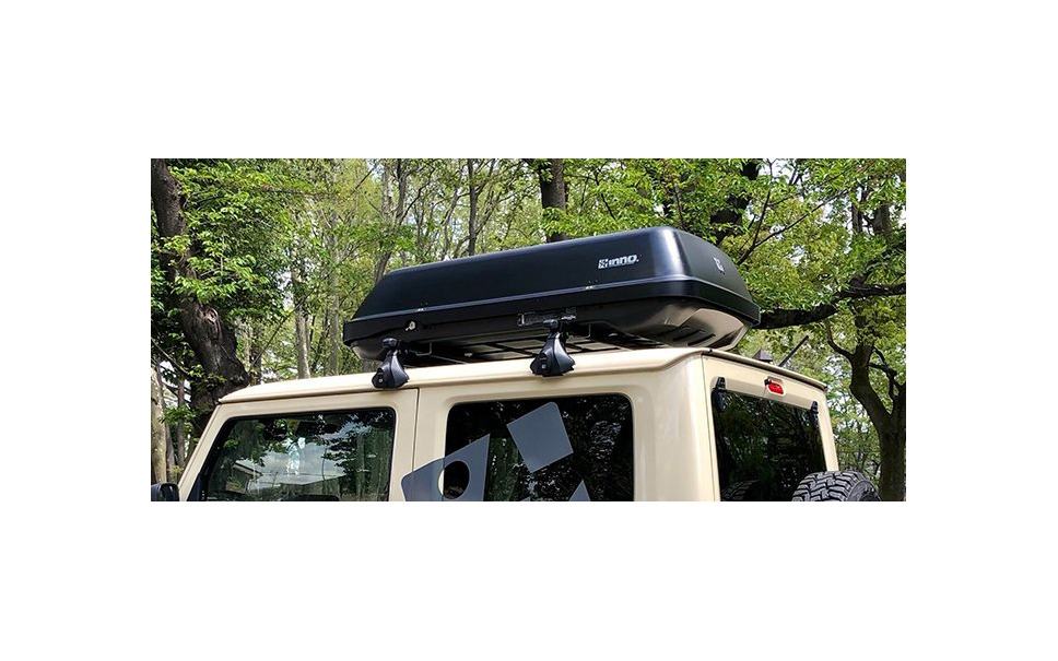 ジムニーにジャストフィット コンパクトサイズのスクエアルーフボックス発売 Inno 2枚目の写真 画像 レスポンス Response Jp