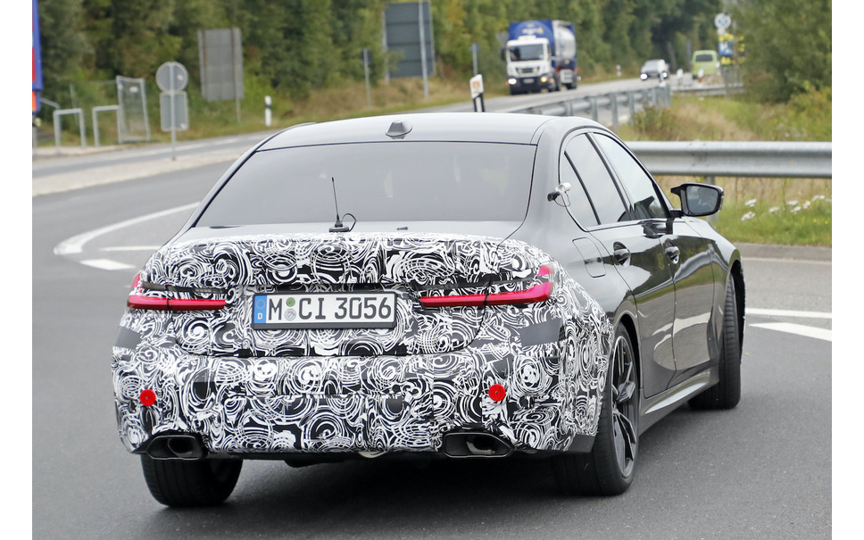 Bmw 3シリーズ 改良新型の内装をスクープ 外観は高性能モデル M340i か 8枚目の写真 画像 レスポンス Response Jp